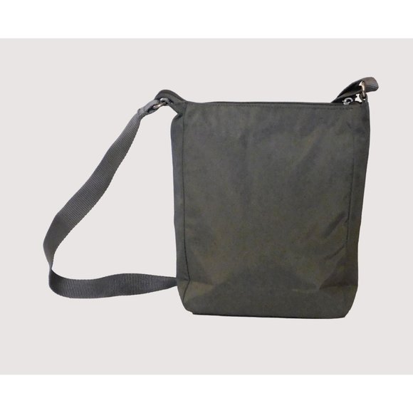 Baggallini Animal Print Crossbody Purse Gray Nylon Adj. Strap 10 in x 10.5 in - Picture 7 of 13